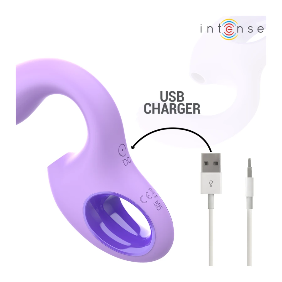 INTENSE - VIBRATORE E STIMOLATORE BAXTER VIOLA